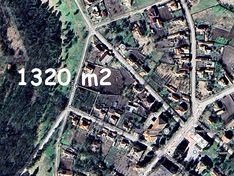 Земельный участок под застройку площадью 1320 кв.м, водоснабжение и электричество на границе, 50 км до моря.
