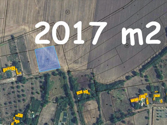 Земельный участок под застройку площадью 2017 кв.м, водоснабжение и электричество на границе, на окраине поселка, 10 км до города Валчи-дол, 60 км до моря.