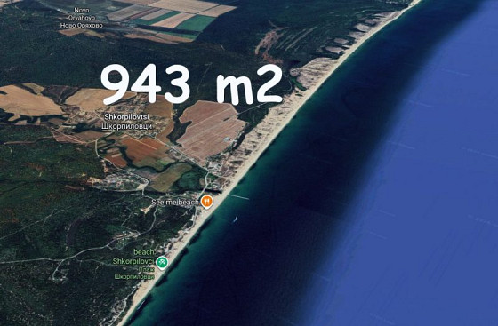 Земельный участок под застройку площадью 943 кв.м, оплата воды и электричества, престижный поселок, 1 км до моря.