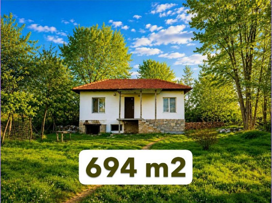 Отремонтированный дом площадью 60 кв.м, земельный участок 694 кв.м, 4 км до города Польски Трамбеш.