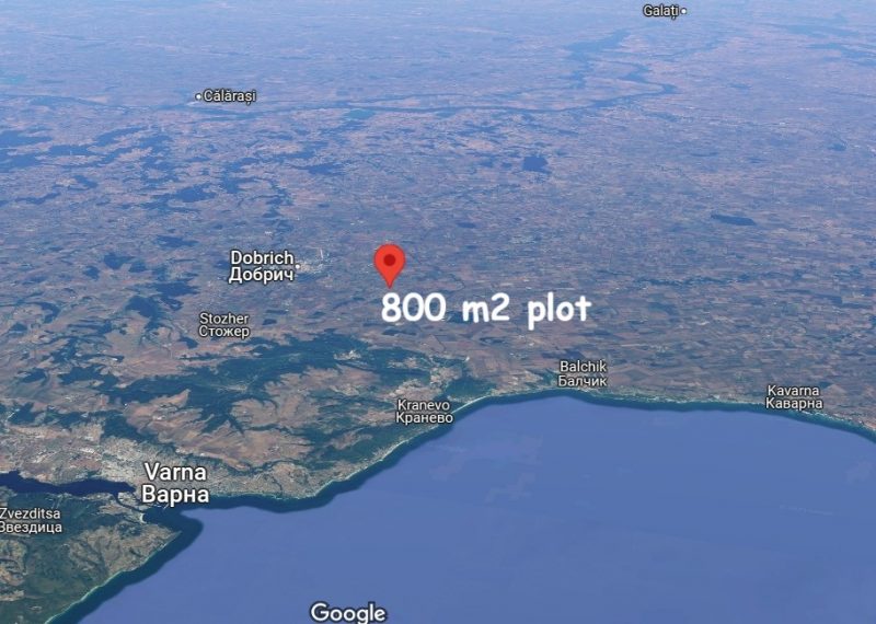 800 sqm building plot, water and electricity, 7 km to Dobrich, 31 km to sea — photo 1