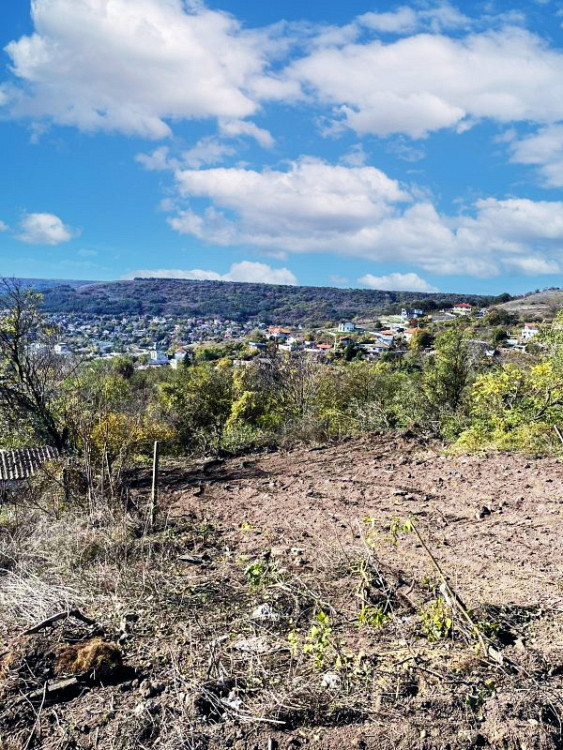 450 sqm building plot, water and electricity at the border, open sea view, 2 km to beaches — фото 3
