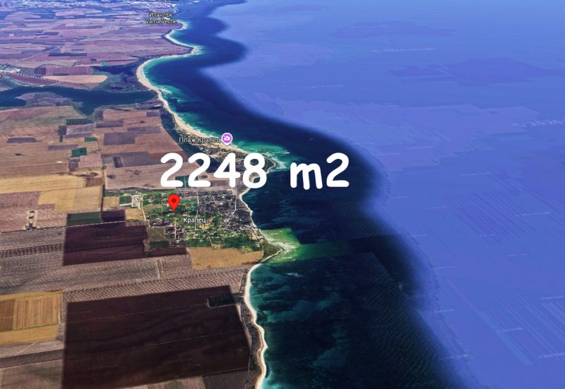Земельный участок под застройку площадью 2248 кв.м, с подключением к водопроводу и электричеству, в престижном районе, в 500 м от моря. — фото 1
