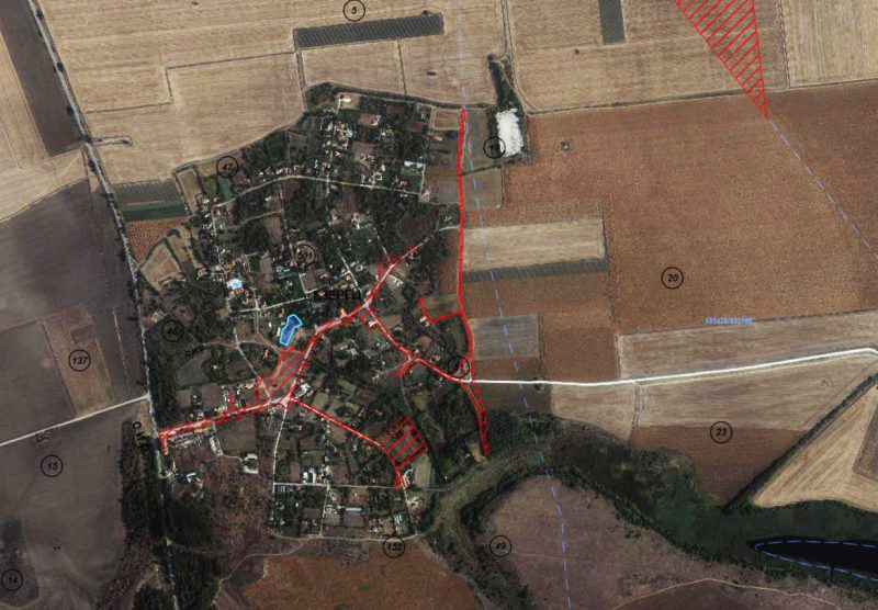 2268 sqm building plot, building visa, water and electricity at the border, 2 km to sea — photo 2