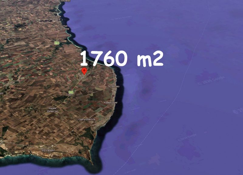 Земельный участок под застройку площадью 1760 кв.м, водоснабжение и электричество, 5 км до моря. — фото 1