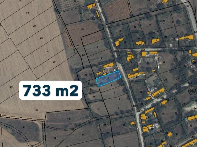 Земельный участок под застройку площадью 733 кв.м, рядом с водопроводом и электричеством, в 40 км от аэропорта Варны. — фото 2