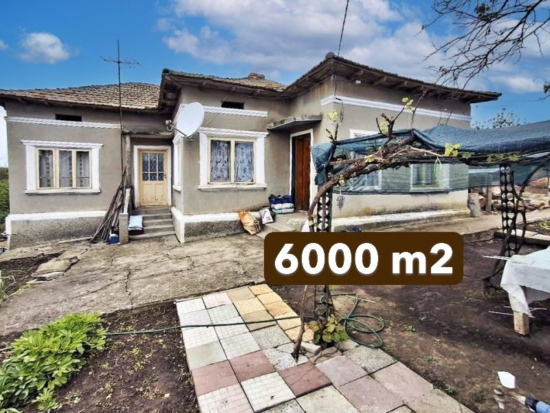 Дом площадью 100 кв.м, участок земли 6000 кв.м, 20 км до города Добрич. — фото 1